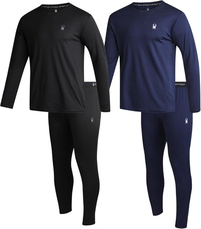Spyder Thermal Underwear Set Men's Fleece Lined Long Johns