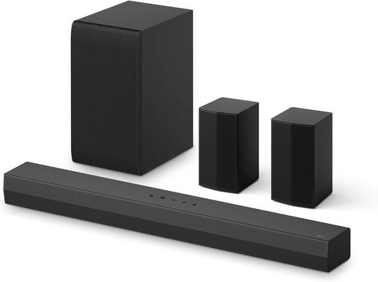 LG S40TR 4.1 Channel Soundbar - Wireless Subwoofer and Rear Speakers