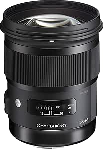 Sigma CRTSG5014DGHSMCN 50mm F1.4 Art Lens Canon Renewed