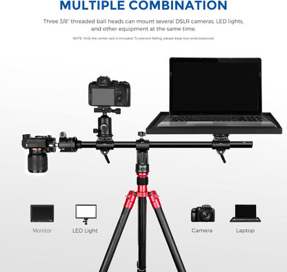 Neewer 10100663 25" Horizontal Tripod Center Axis