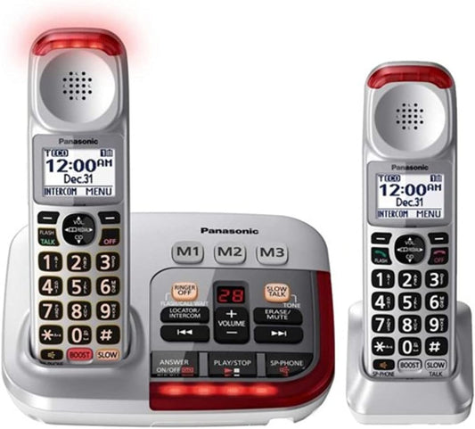 Panasonic KX-TGM450S Amplified Cordless Phone with Answering Machine