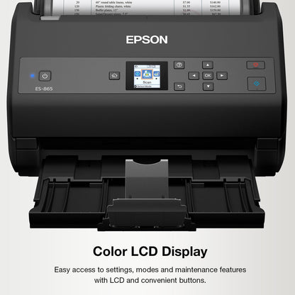 Epson ES-865 High-Speed Duplex Document Scanner