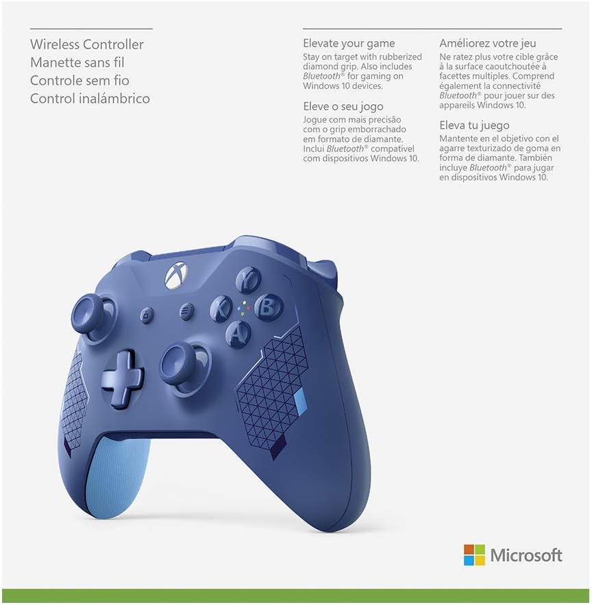 Microsoft Xbox Blue Sport SE Controller (Renewed)