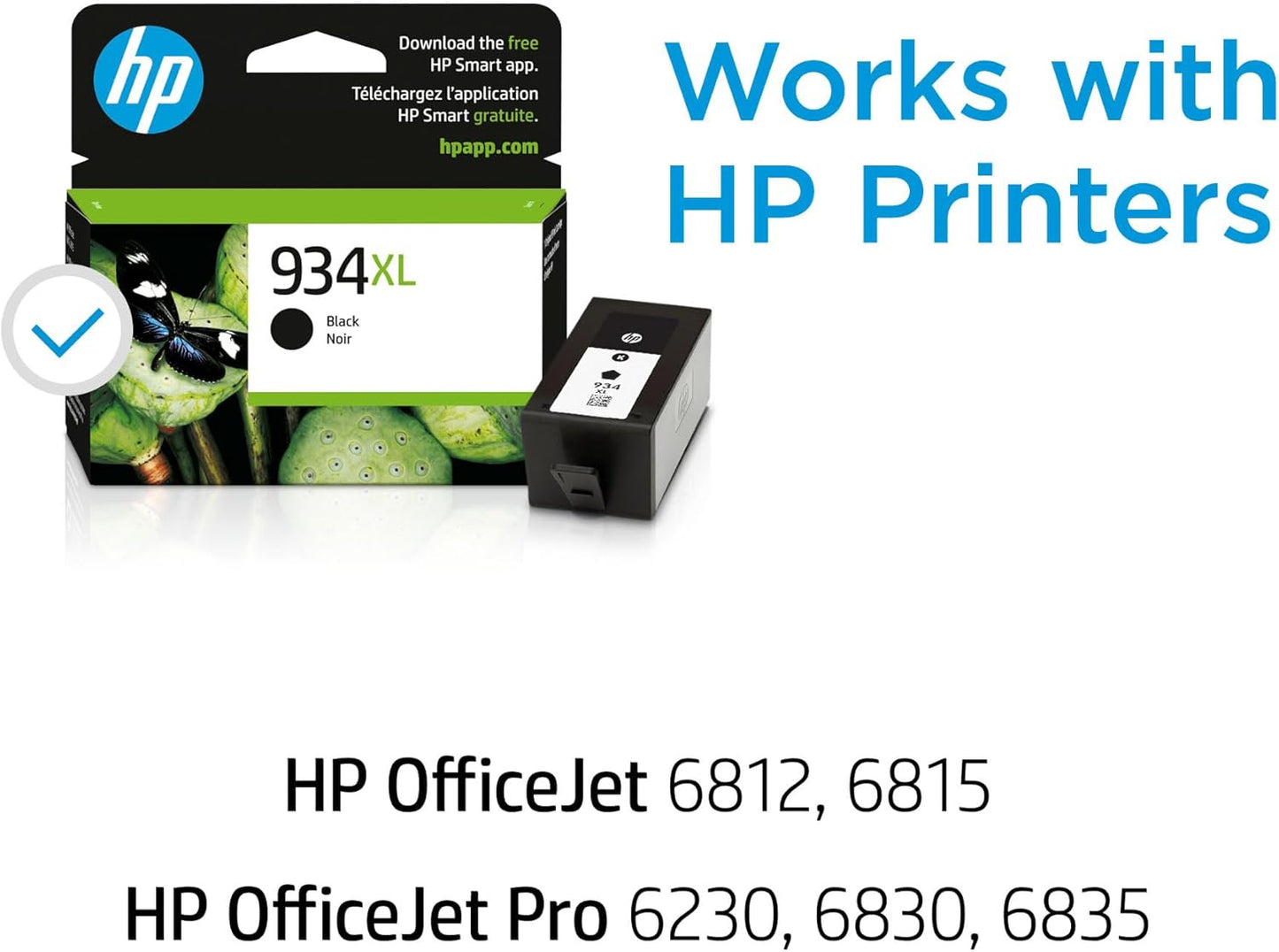 HP 934XL Black High-Yield Ink Cartridge - OfficeJet Printing