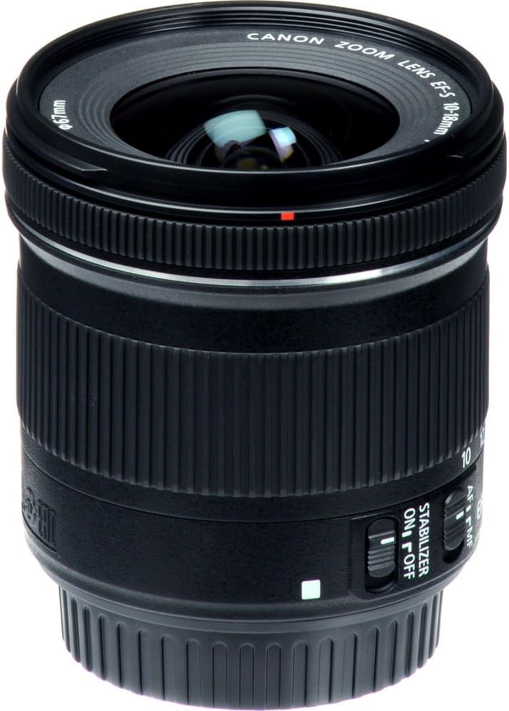 Canon EF-S 10-18mm Lens Kit Wide Angle STM (Renewed)