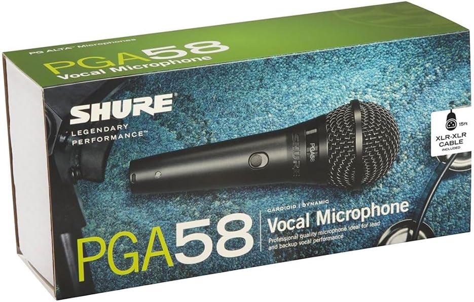 Shure PGA58-XLR Dynamic Cardioid Vocal Microphone