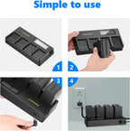 Neewer 10100459 NP-F970 Battery 4-Pack Charger Kit