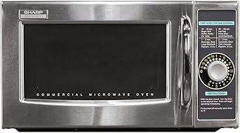 Sharp R-21LCFS Commercial Microwave Oven Stainless Steel