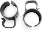 Gravity GSACC35B Speaker Pole: 35mm Cable Clips, 2-Pack, ABS