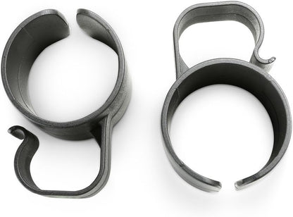 Gravity GSACC35B Speaker Pole: 35mm Cable Clips, 2-Pack, ABS