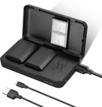 Neewer NP-FZ100 Battery 2-Pack - USB Dual Charger Kit