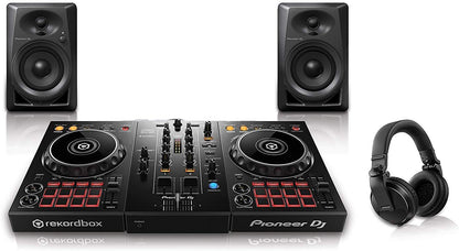 Pioneer DJ DDJ-400 Pro DJ Bundle with Speakers & Headphones