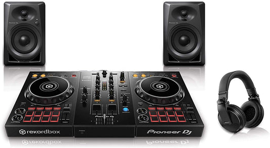 Pioneer DJ DDJ-400 Pro DJ Bundle with Speakers & Headphones