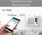 LG LW8021HRSM 8,000 BTU Heat & Cool Window AC - WiFi (Renewed)