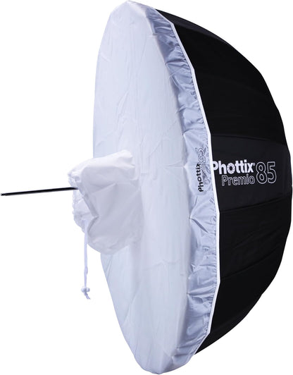 Phottix Premio Reflective Umbrella (White) with Diffuser