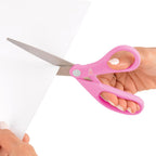 Westcott 15387 8-Inch Pink Ribbon Stainless Steel Scissors