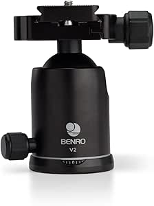 Benro V2 Slim Double Action Ballhead Black — main product image