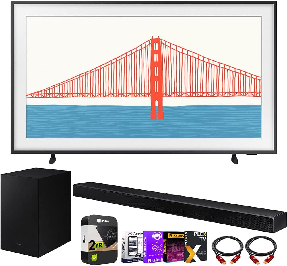 Samsung QN43LS03AA The Frame TV Soundbar Bundle