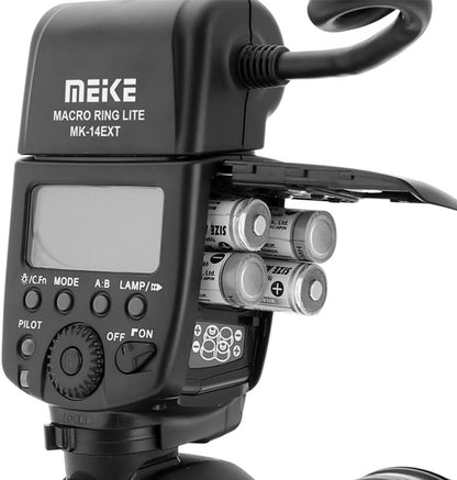 Meike MK-14EXT LED Macro Ring Flash Canon DSLR Kit