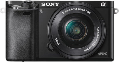 Sony ILCE6000L/B Alpha a6000 Mirrorless Camera 16-50mm Lens Renewed