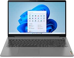 Lenovo 82H801DQUS Ideapad 3 - 15.6" Touchscreen Laptop - Arctic Grey