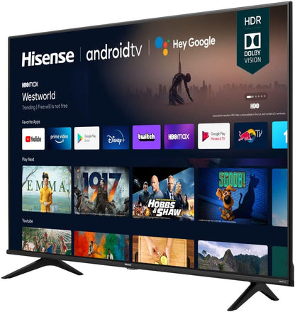 Hisense 55A6G 55-Inch 4K UHD Android Smart TV Renewed