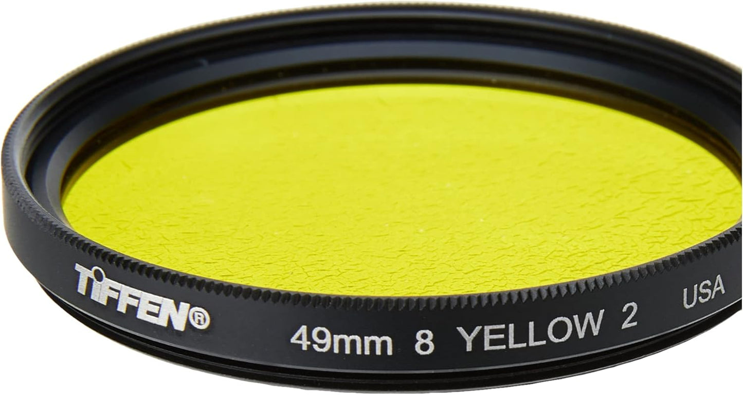 Tiffen 498Y2 49mm #8 Yellow Filter B&W Photography