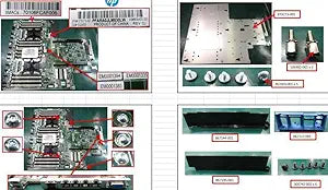 HP 875073-001 Enterprise System Board Spare Part — main product image