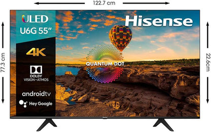 Hisense 55U6G 55-Inch Quantum ULED 4K Android TV