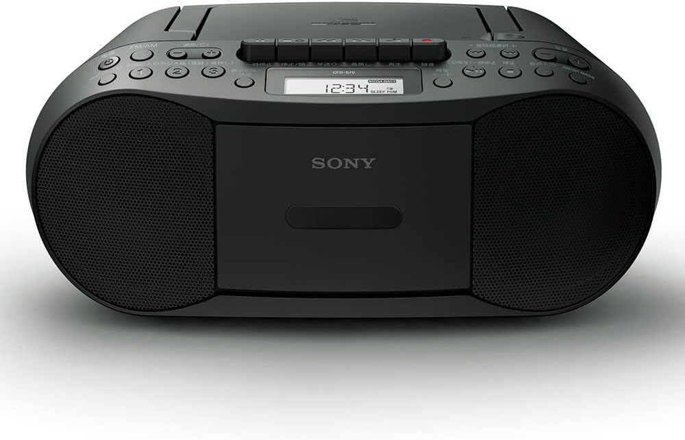 Sony CFD-S70 B CD Cassette Radio Boombox Black