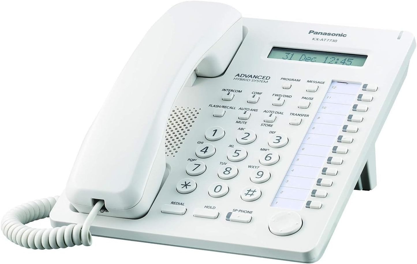 Panasonic KX-AT7730 Corded Business Telephone - White