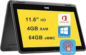 Dell Latitude 3190 2-in-1 11.6" Touchscreen Business Laptop