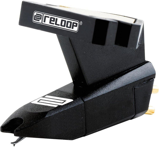 Reloop AMS-OM-BLACK OM Black Turntable Cartridge - Headshell Mount