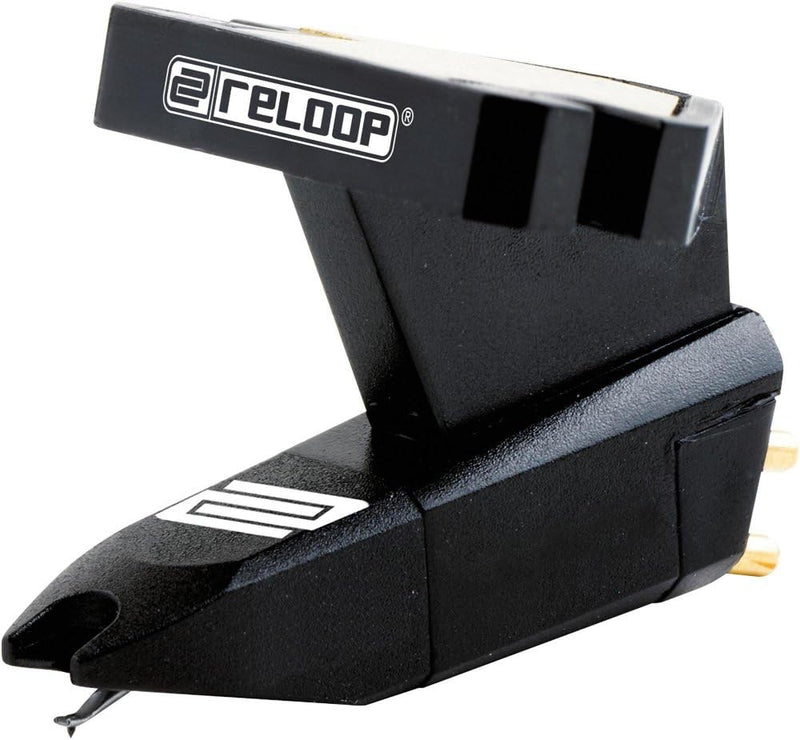Reloop AMS-OM-BLACK OM Black Turntable Cartridge - Headshell Mount — main product image