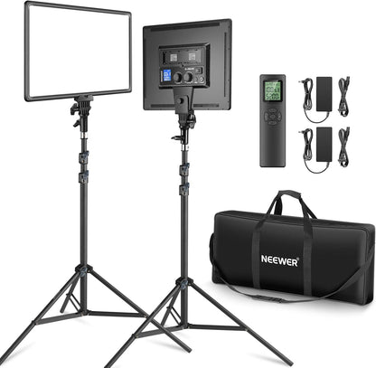 Neewer 90097717 18" LED Video Light Panel Kit