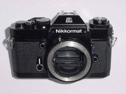 Nikon Nikkormat EL Black 35mm Film Camera Body