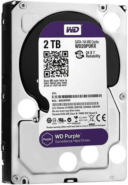 Western Digital WD20PURZ 2TB Purple Surveillance Hard Drive