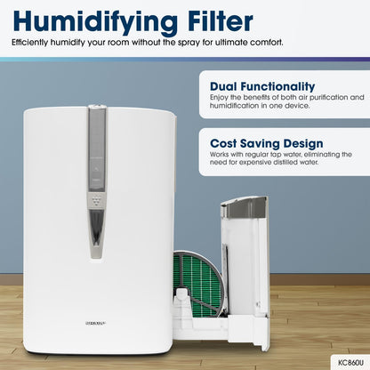 Sharp KC-860U Air Purifier Humidifier HEPA Large Room