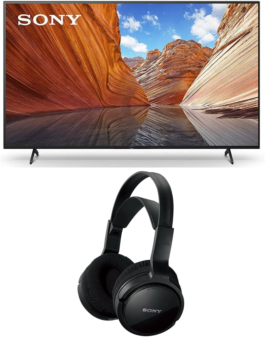 Sony KD65X80J 65-Inch 4K UHD Smart TV Bundle