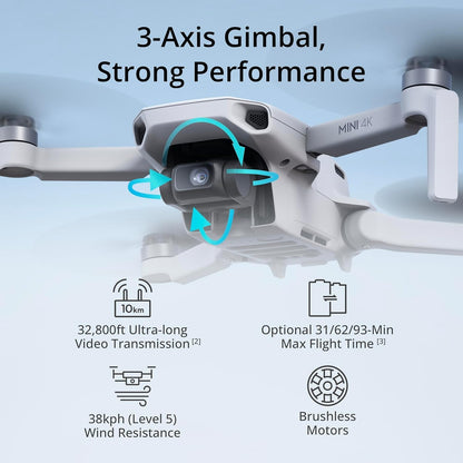 DJI E1DJIMINI4K Mini 4K Drone Camera Under 249g Bundle