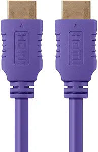 Monoprice 104022 HDMI High Speed Cable 3 Feet Purple — main product image