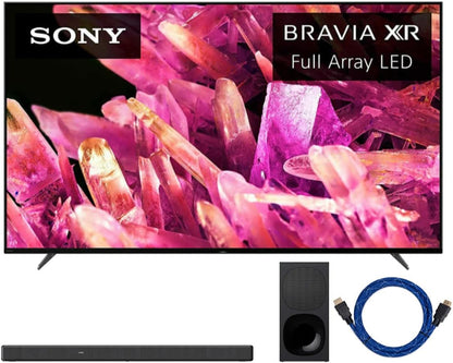 Sony BRAVIA XR X90K 4K TV Bundle: Soundbar, HDMI Cable