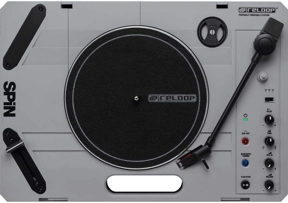 Reloop Spin Portable Turntable System with Headphones