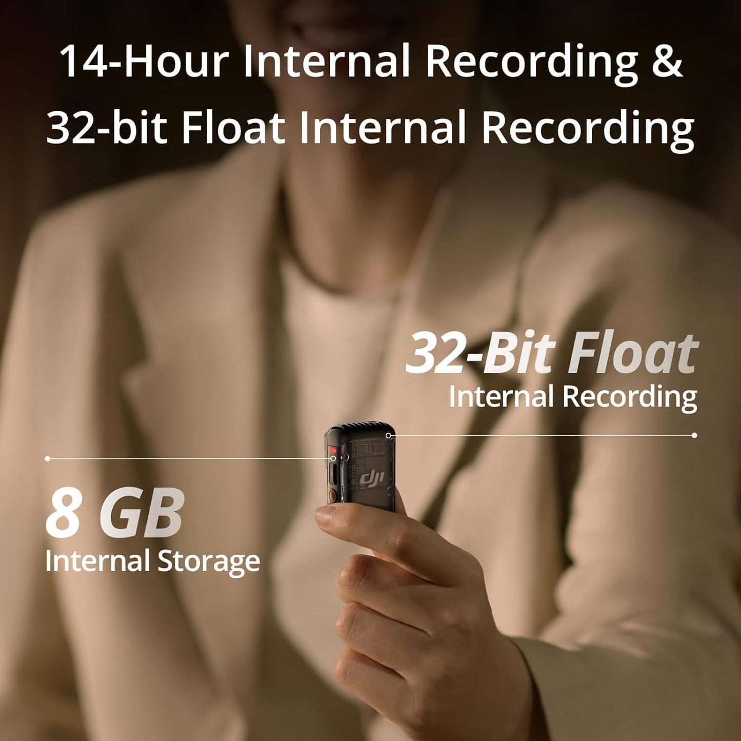 DJI Mic 2 Wireless Microphone - Single TX/RX with Lavalier