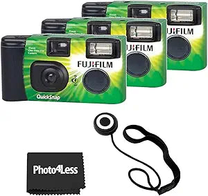 Fujifilm QuickSnap Flash 400 Disposable Camera 3-Pack