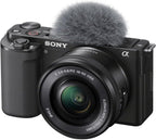 Sony ILCZV-E10L/B ZV-E10 Vlogging Mirrorless Camera Bundle - Renewed