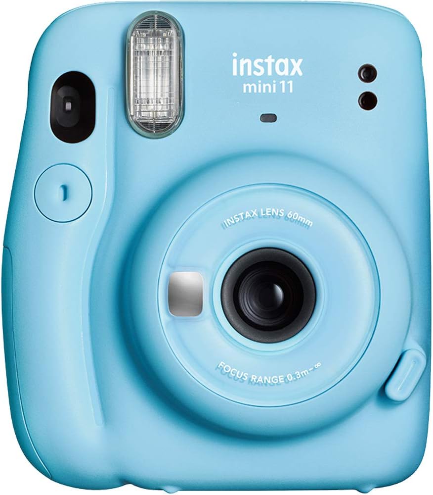 Fujifilm GG31 Instax Mini 11 Sky Blue Camera Bundle
