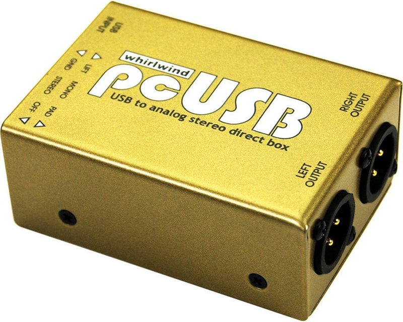 Whirlwind 403 PcUSB 2-Channel Active USB Direct Box — main product image