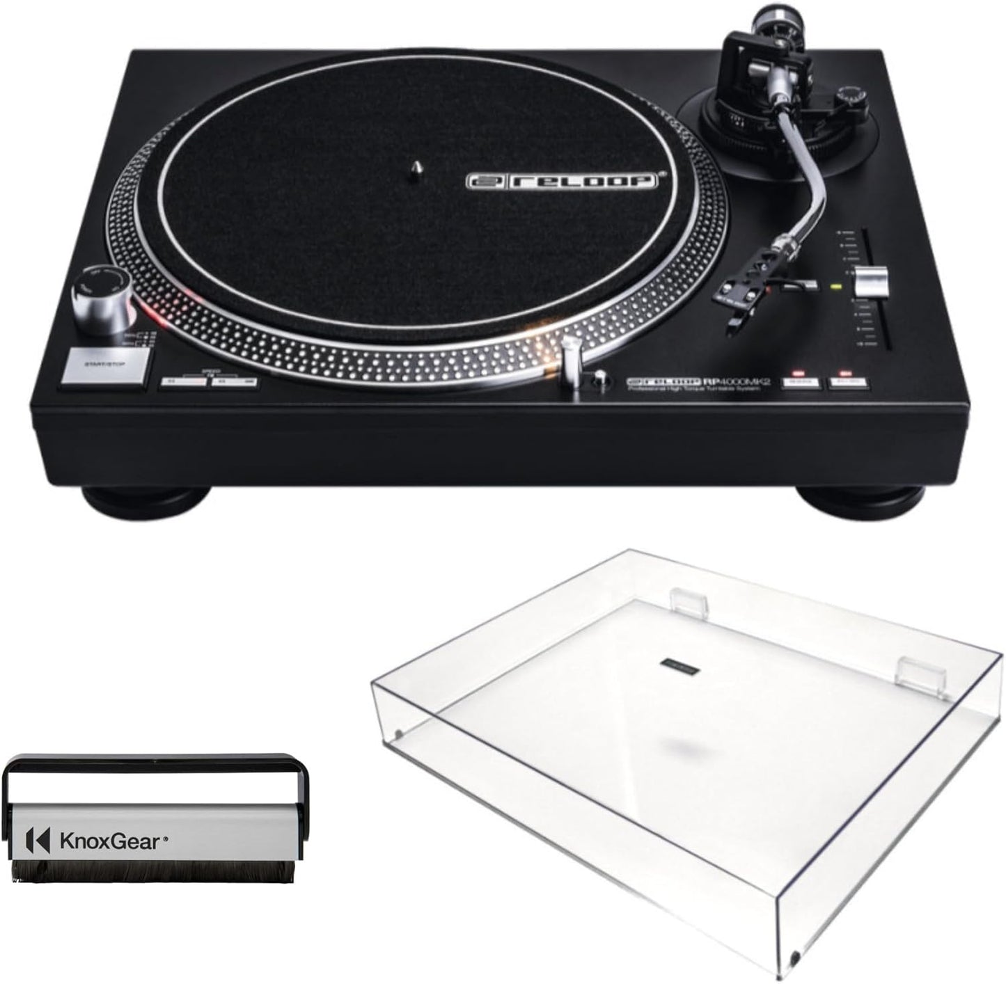 Reloop RP-4000 mk2 Direct Drive Turntable Bundle