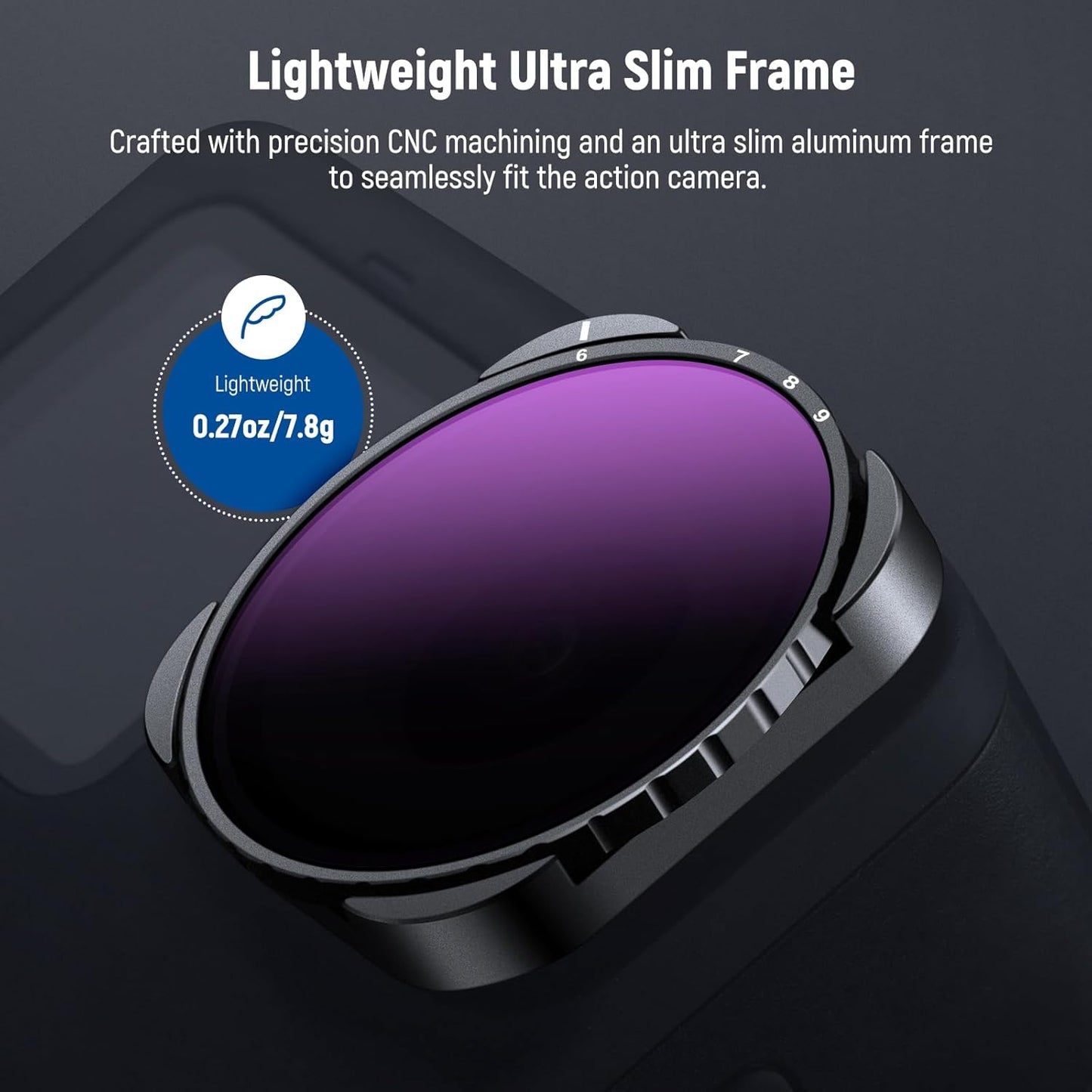 Neewer FL-87 Variable ND Filter for GoPro